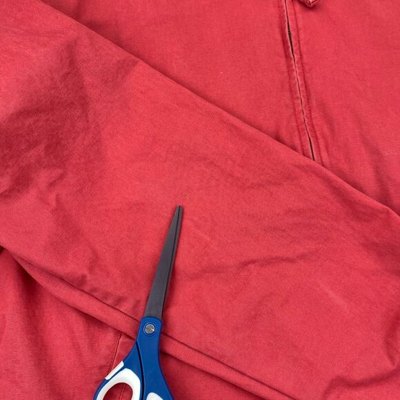 VINTAGE Polo Ralph Lauren Jacket Mens Extra Large Red Bomber Full Zip Canvas - Picture 15 of 16